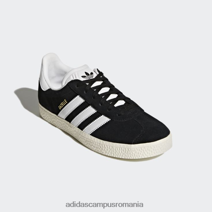 adidas campus romania pantofi gazel metalic negru/alb/auriu copii negru/alb/auriu metalic J266N211156