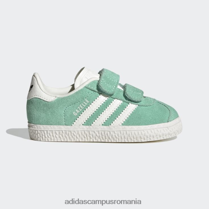 adidas campus romania pantofi gazel verde/alb/negru copii verde/alb/negru J266N211167
