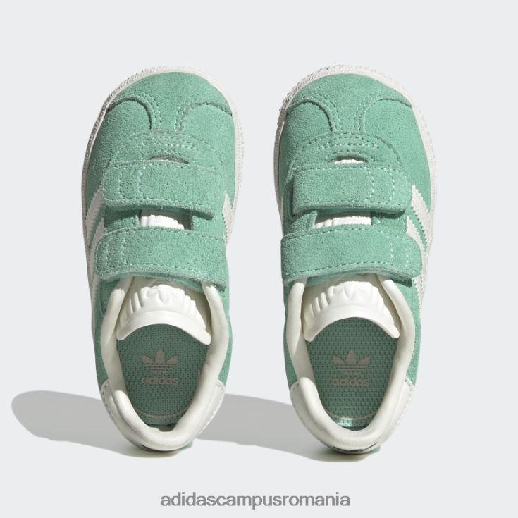 adidas campus romania pantofi gazel verde/alb/negru copii verde/alb/negru J266N211167