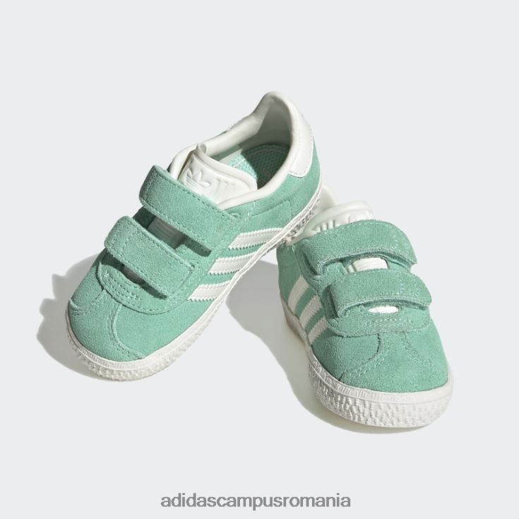 adidas campus romania pantofi gazel verde/alb/negru copii verde/alb/negru J266N211167