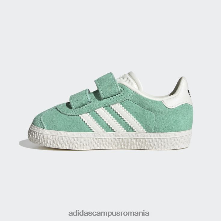 adidas campus romania pantofi gazel verde/alb/negru copii verde/alb/negru J266N211167