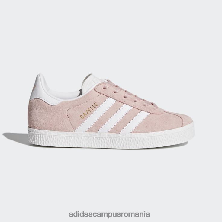 adidas campus romania pantofi gazele aurii metalici copii roz ca gheață/alb/auriu metalic J266N217714