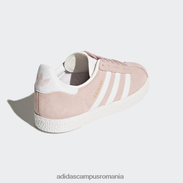 adidas campus romania pantofi gazele aurii metalici copii roz ca gheață/alb/auriu metalic J266N217714