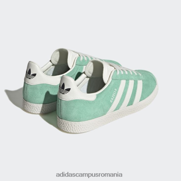 adidas campus romania pantofi gazele verzi copii verde/alb/verde argintiu J266N211189