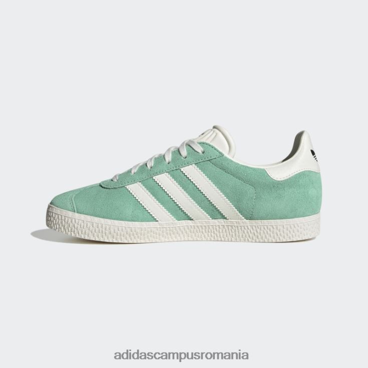 adidas campus romania pantofi gazele verzi copii verde/alb/verde argintiu J266N211189