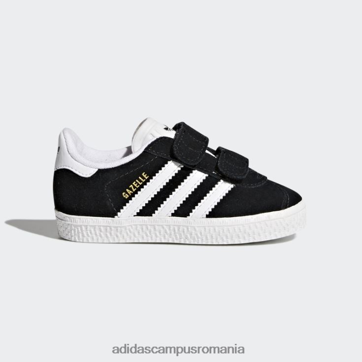 adidas campus romania pantofi gazelle alb moda copii alb negru J266N23510