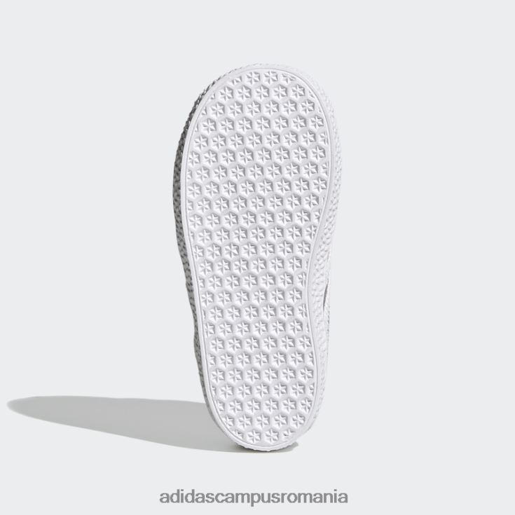 adidas campus romania pantofi gazelle gri adidas copii gri/alb/auriu metalic J266N217826