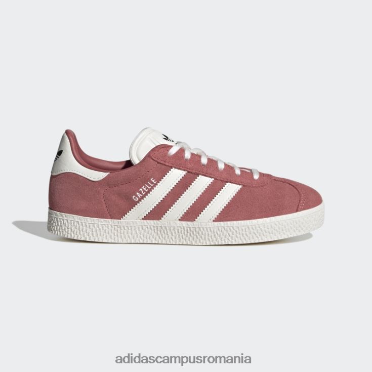 adidas campus romania pantofi gazelle roșii copii roșu/alb/negru J266N218223