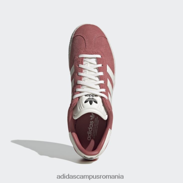 adidas campus romania pantofi gazelle roșii copii roșu/alb/negru J266N218223