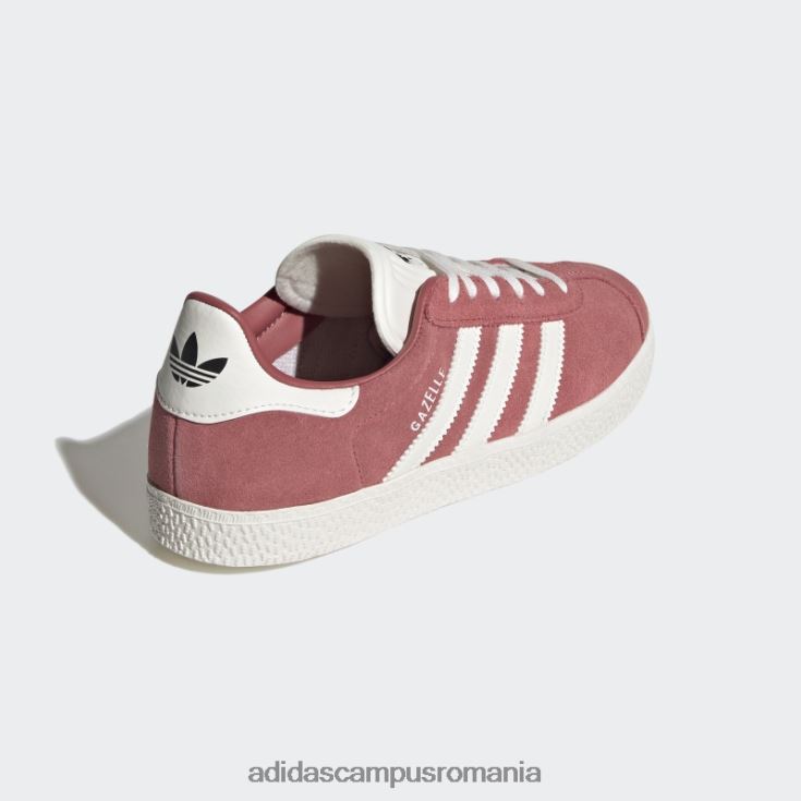 adidas campus romania pantofi gazelle roșii copii roșu/alb/negru J266N218223