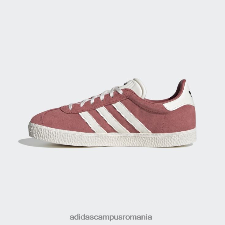 adidas campus romania pantofi gazelle roșii copii roșu/alb/negru J266N218223