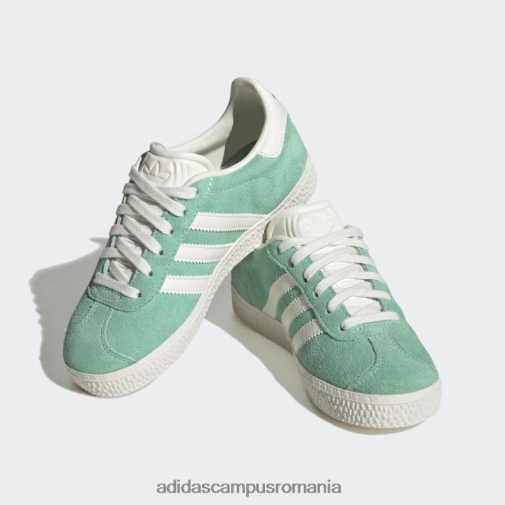 adidas campus romania pantofi gazelle verde/alb/negru copii verde/alb/negru J266N211173