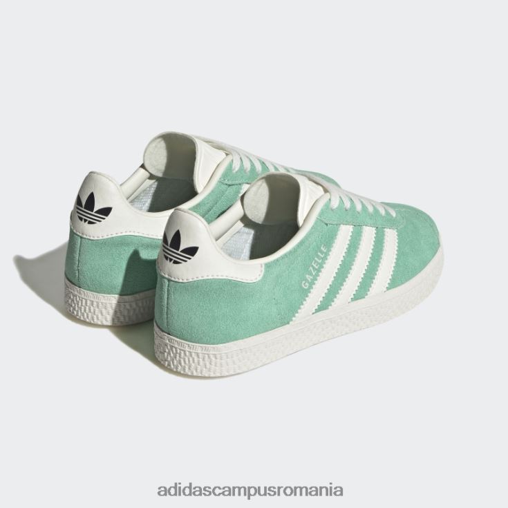 adidas campus romania pantofi gazelle verde/alb/negru copii verde/alb/negru J266N211173