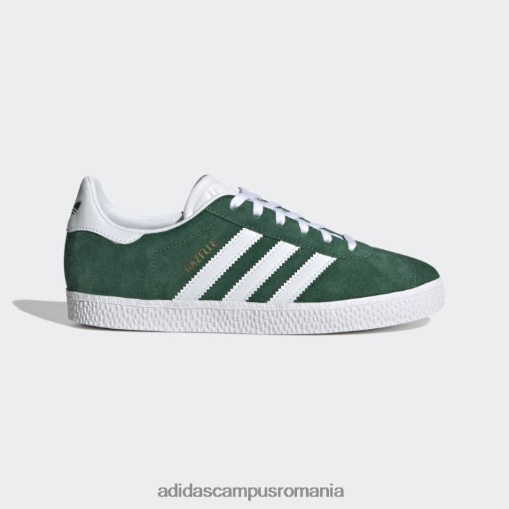 adidas campus romania pantofi gazelle verde închis copii verde închis/alb J266N217598