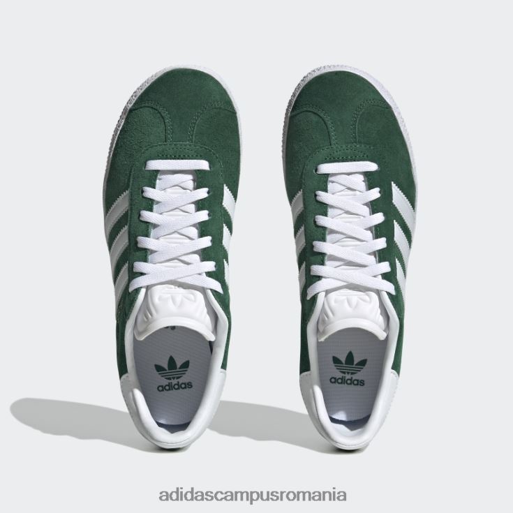 adidas campus romania pantofi gazelle verde închis copii verde închis/alb J266N217598