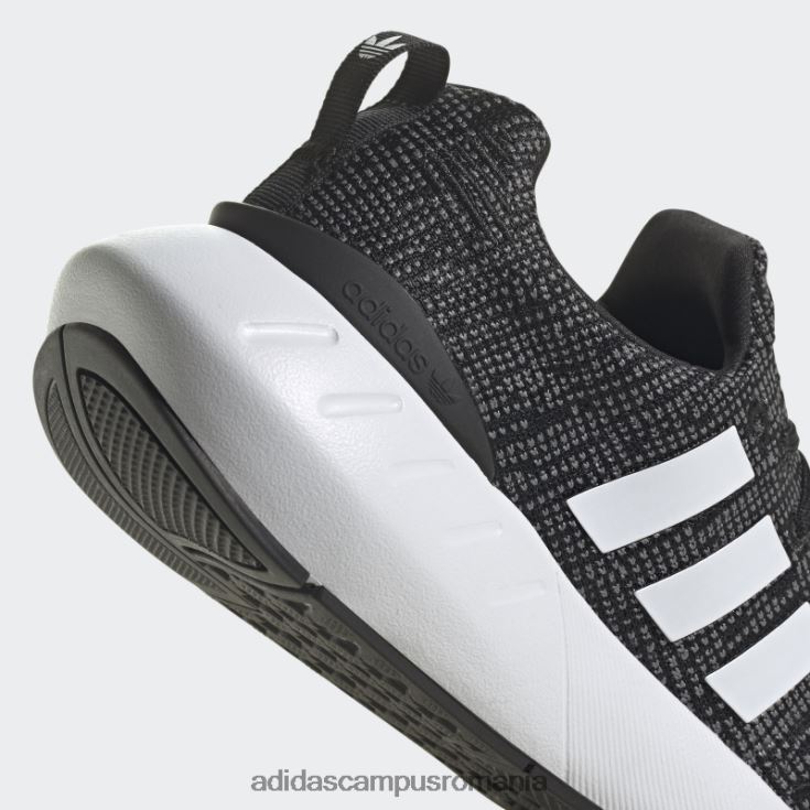 adidas campus romania pantofi gri hot swift run 22 copii negru/alb/gri J266N211143