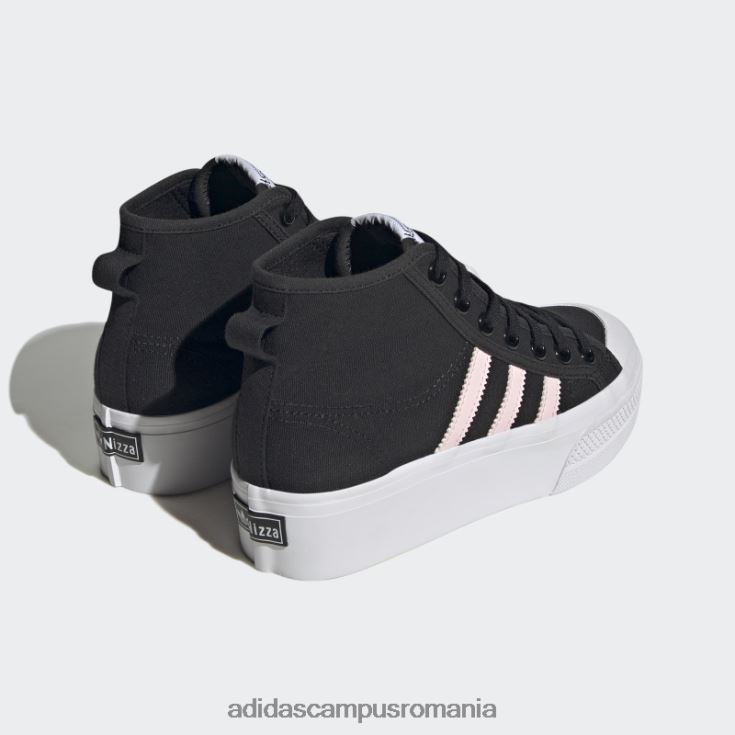 adidas campus romania pantofi negri nizza platform mid adidas copii negru/roz/alb J266N217943