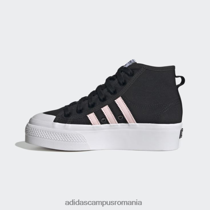 adidas campus romania pantofi negri nizza platform mid adidas copii negru/roz/alb J266N217943