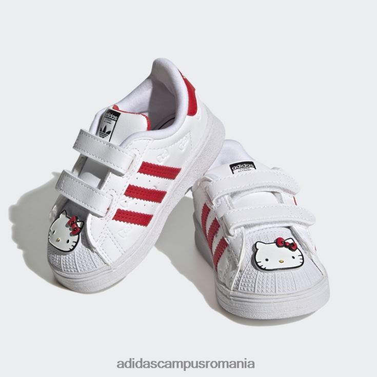 adidas campus romania pantofi negri superstar moda copii alb/rosu/negru J266N211537