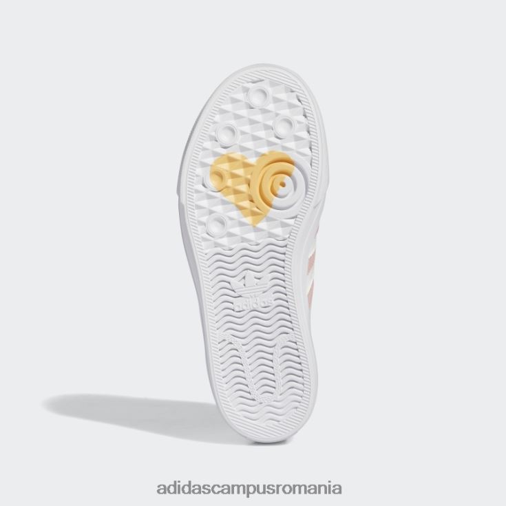 adidas campus romania pantofi nizza chihlimbar fierbinte copii alb/mov/chihlimbar J266N218101