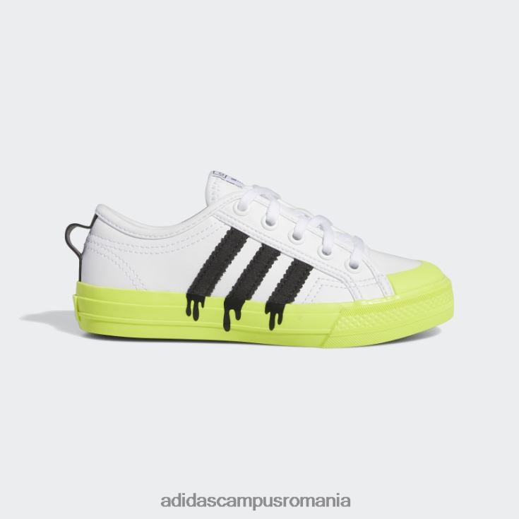 adidas campus romania pantofi nizza galbeni copii alb/negru/galben J266N218058