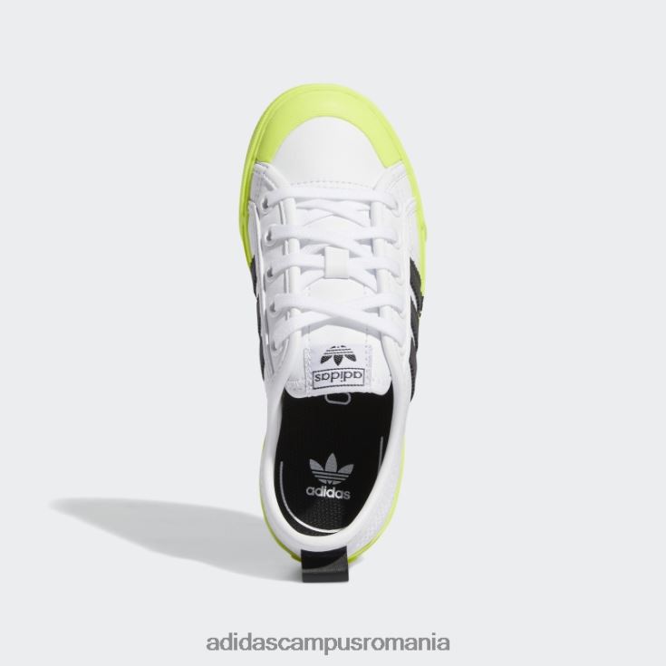 adidas campus romania pantofi nizza galbeni copii alb/negru/galben J266N218058