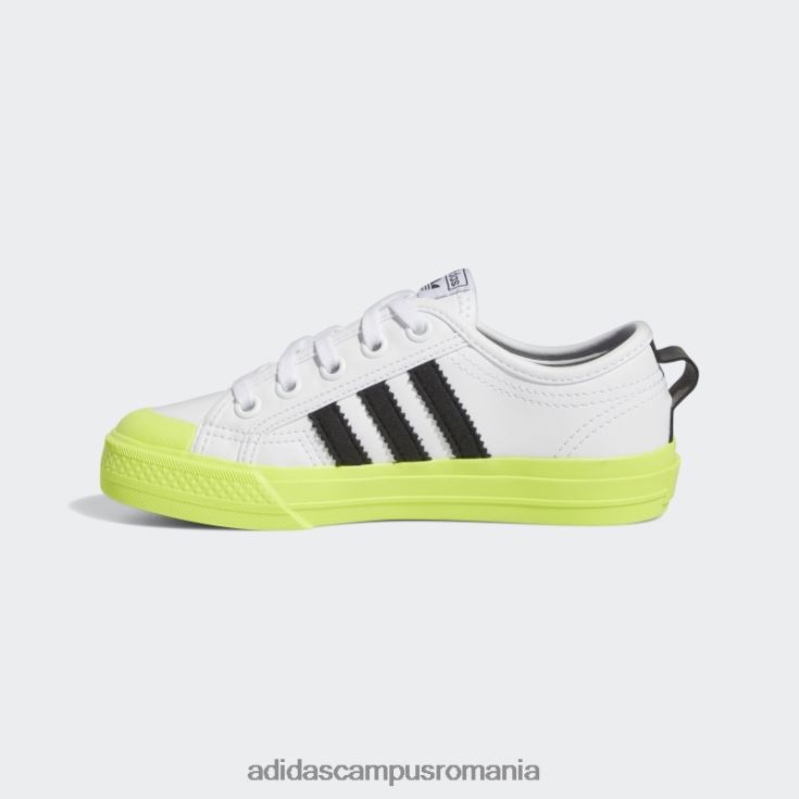 adidas campus romania pantofi nizza galbeni copii alb/negru/galben J266N218058