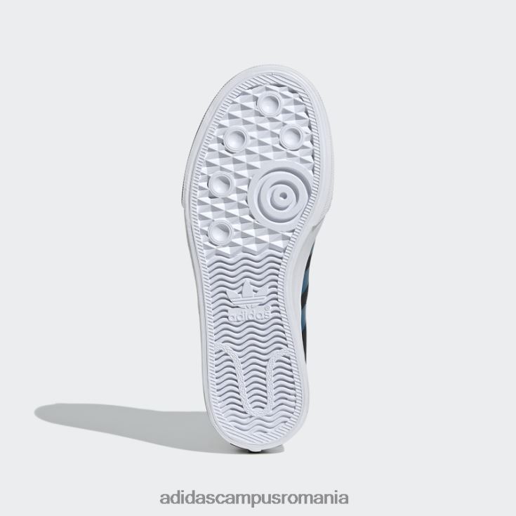 adidas campus romania pantofi nizza hi rf negri copii alb negru J266N218199