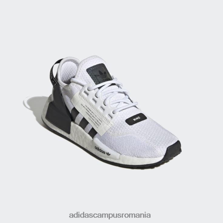 adidas campus romania pantofi nmd-r1 v2 negri copii alb negru J266N211179