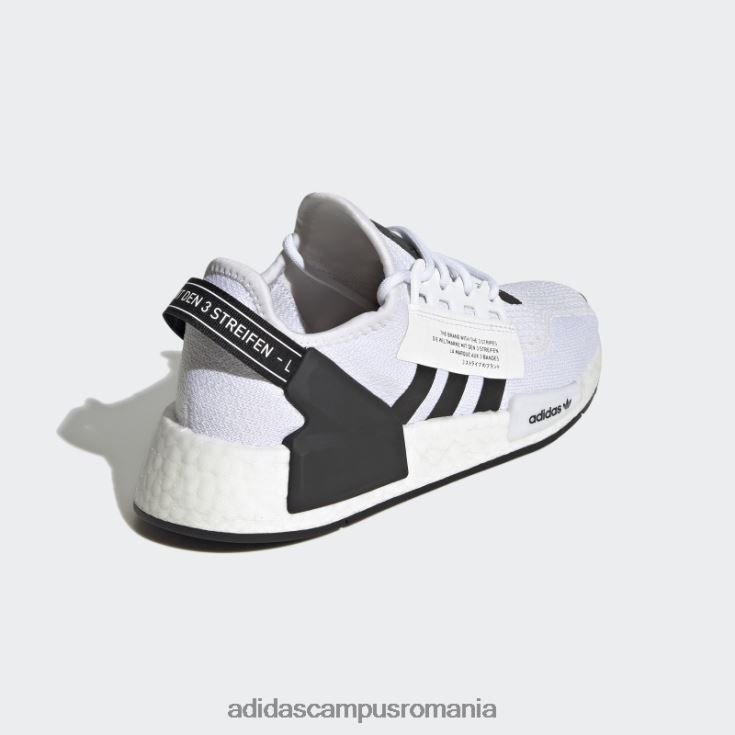 adidas campus romania pantofi nmd-r1 v2 negri copii alb negru J266N211179