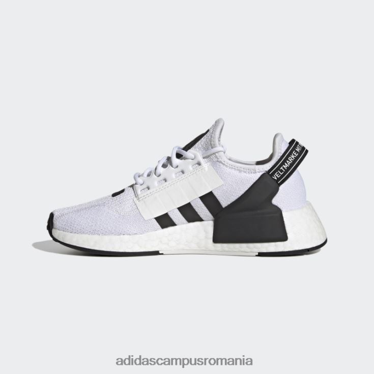 adidas campus romania pantofi nmd-r1 v2 negri copii alb negru J266N211179