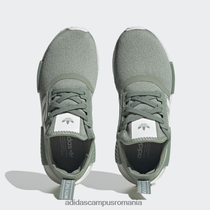 adidas campus romania pantofi nmd-r1 verde argintiu copii verde argintiu/alb J266N211188