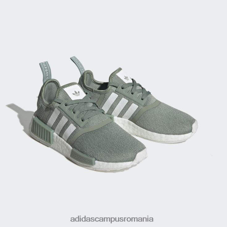 adidas campus romania pantofi nmd-r1 verde argintiu copii verde argintiu/alb J266N211188