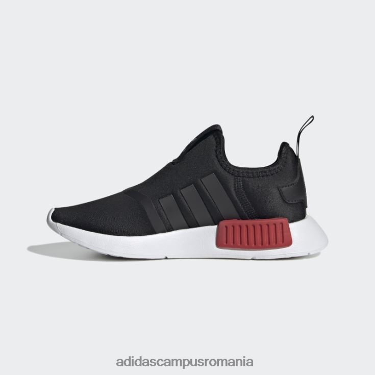 adidas campus romania pantofi nmd scarlet 360 copii negru/alb/stacojiu J266N211066