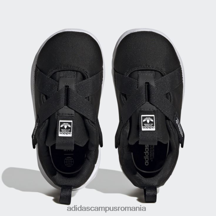 adidas campus romania pantofi originali flex 2.0 negri copii alb negru J266N217941