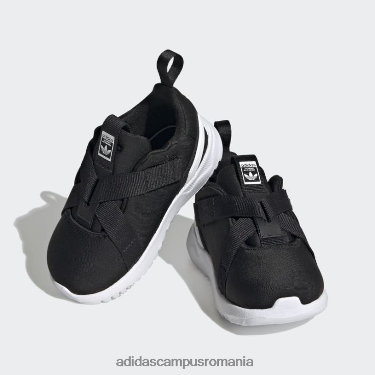 adidas campus romania pantofi originali flex 2.0 negri copii alb negru J266N217941
