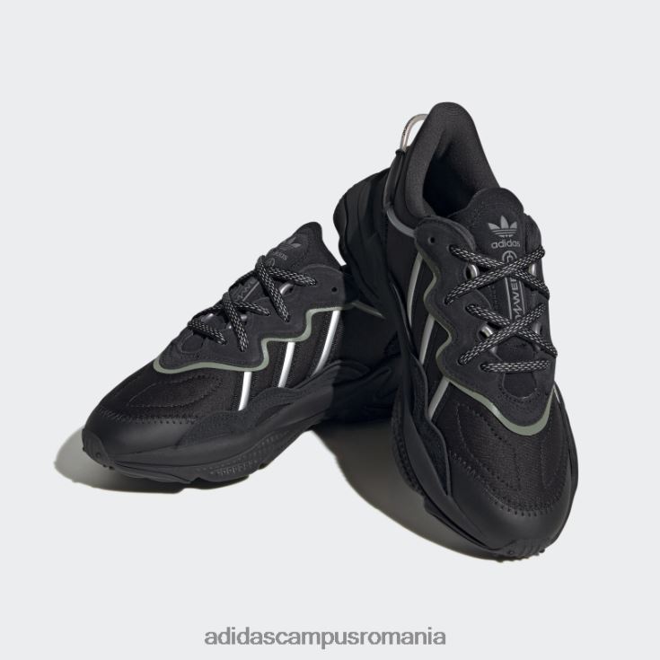 adidas campus romania pantofi ozweego argintiu elegant copii negru argintiu J266N217887