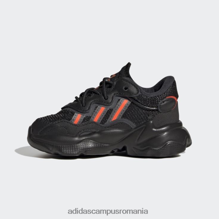 adidas campus romania pantofi ozweego gri de modă copii negru/rosu/gri J266N218268