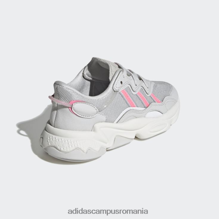 adidas campus romania pantofi ozweego roz fascicul copii gri/alb/roz fascicul J266N218103