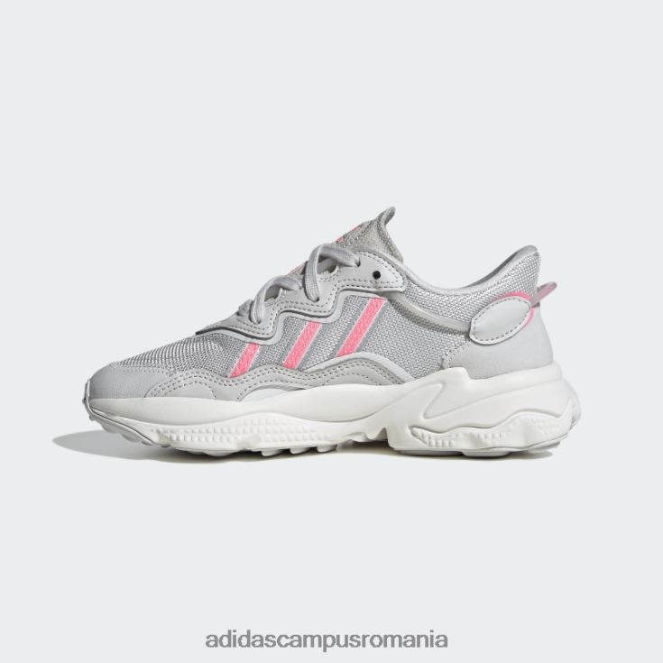 adidas campus romania pantofi ozweego roz fascicul copii gri/alb/roz fascicul J266N218103
