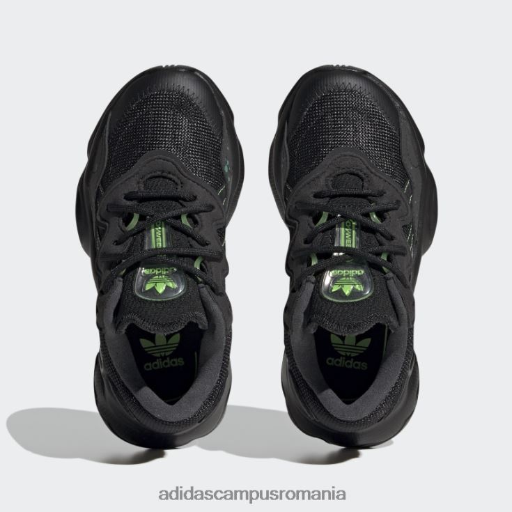 adidas campus romania pantofi ozweego verde elegant copii negru/verde J266N218227