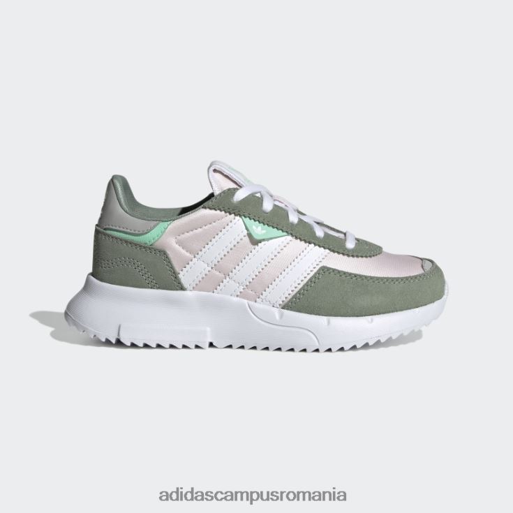adidas campus romania pantofi retropy f2 eleganti, verde argintiu copii roz/alb/verde argintiu J266N218251