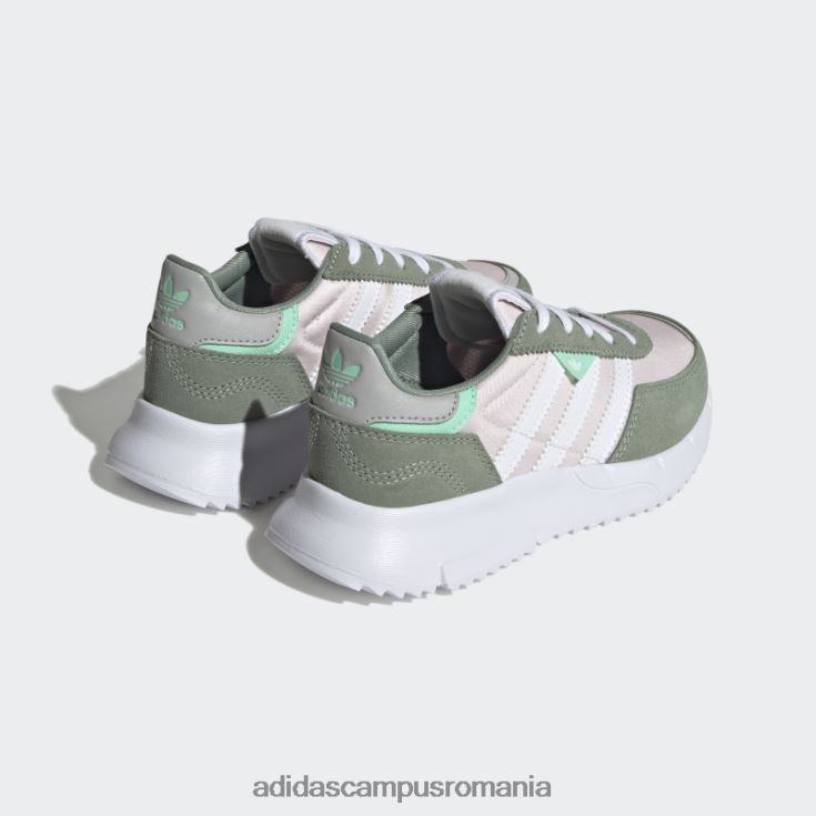 adidas campus romania pantofi retropy f2 eleganti, verde argintiu copii roz/alb/verde argintiu J266N218251