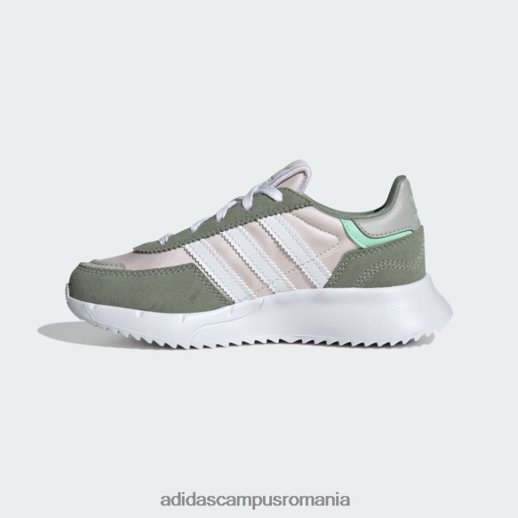 adidas campus romania pantofi retropy f2 eleganti, verde argintiu copii roz/alb/verde argintiu J266N218251