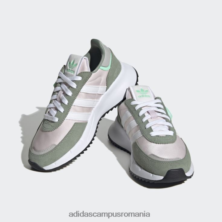 adidas campus romania pantofi retropy f2 roz copii roz/alb/verde argintiu J266N217857