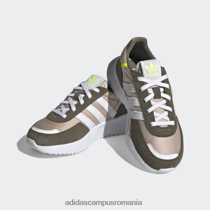 adidas campus romania pantofi retropy f2 taupe adidas copii taupe/alb/măsliniu J266N218246