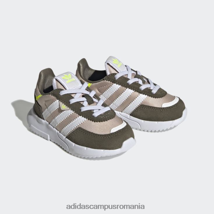 adidas campus romania pantofi retropy f2 taupe copii taupe/alb/măsliniu J266N217911