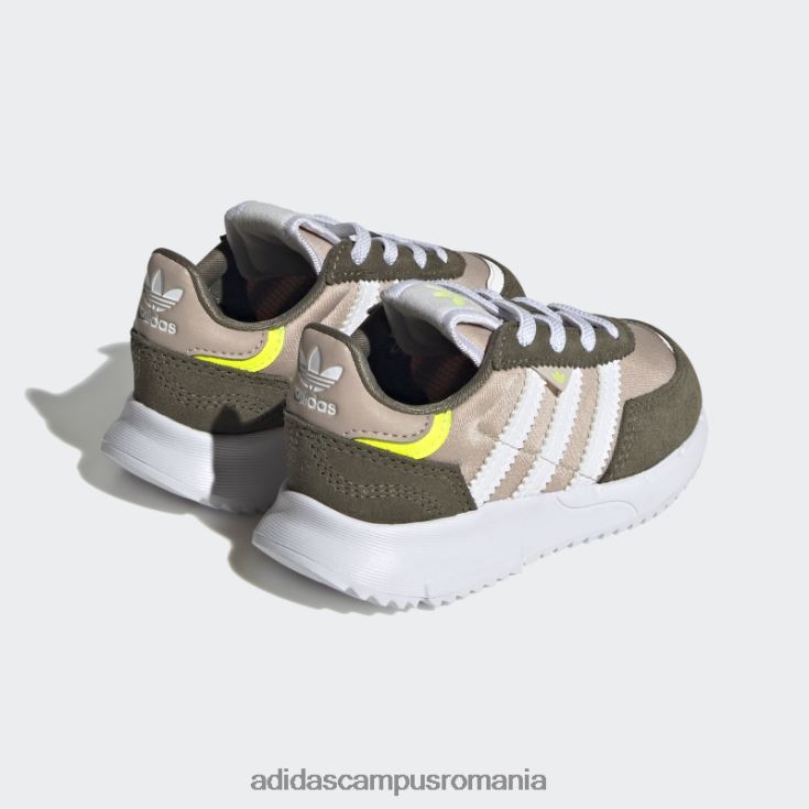 adidas campus romania pantofi retropy f2 taupe copii taupe/alb/măsliniu J266N217911
