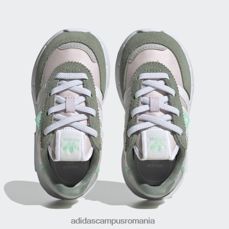 adidas campus romania pantofi retropy f2 verde argintiu copii roz/alb/verde argintiu J266N217945