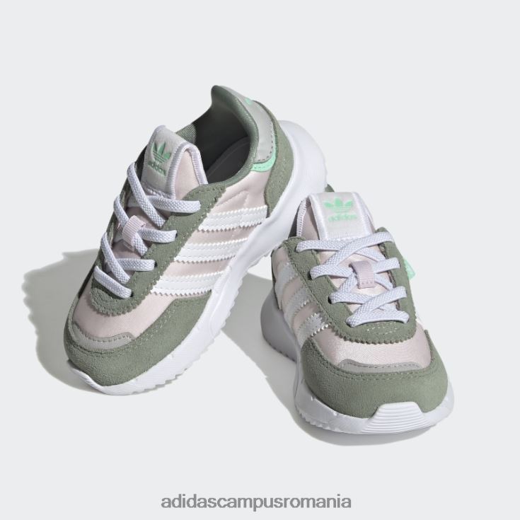 adidas campus romania pantofi retropy f2 verde argintiu copii roz/alb/verde argintiu J266N217945